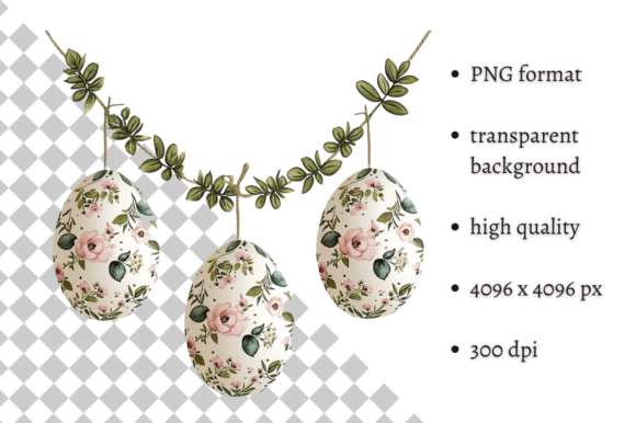 Download Watercolor Easter Eggs Illustration - Premium Bundle