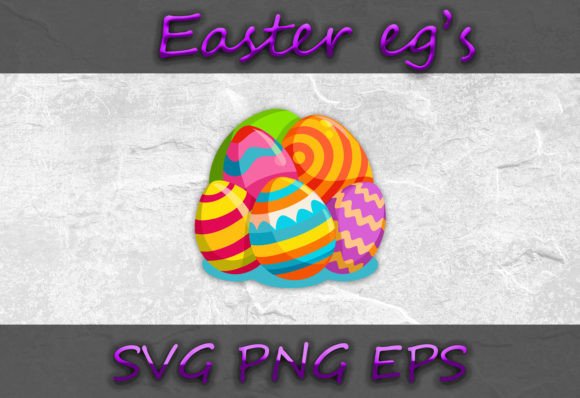 Download Colorful Easter Eggs SVG - Easter eggs Collection